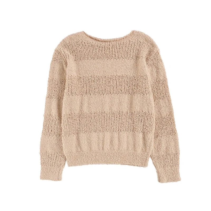 Sweater pendek wanita berongga