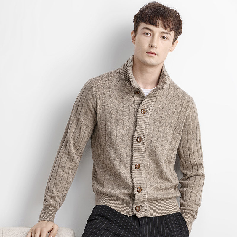 Sweater Cardigan Kasmir Lelaki