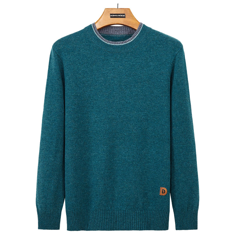 Sweater Pullover Leher Krew Tentera Laut