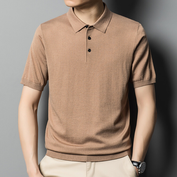 Sweater lengan pendek polo